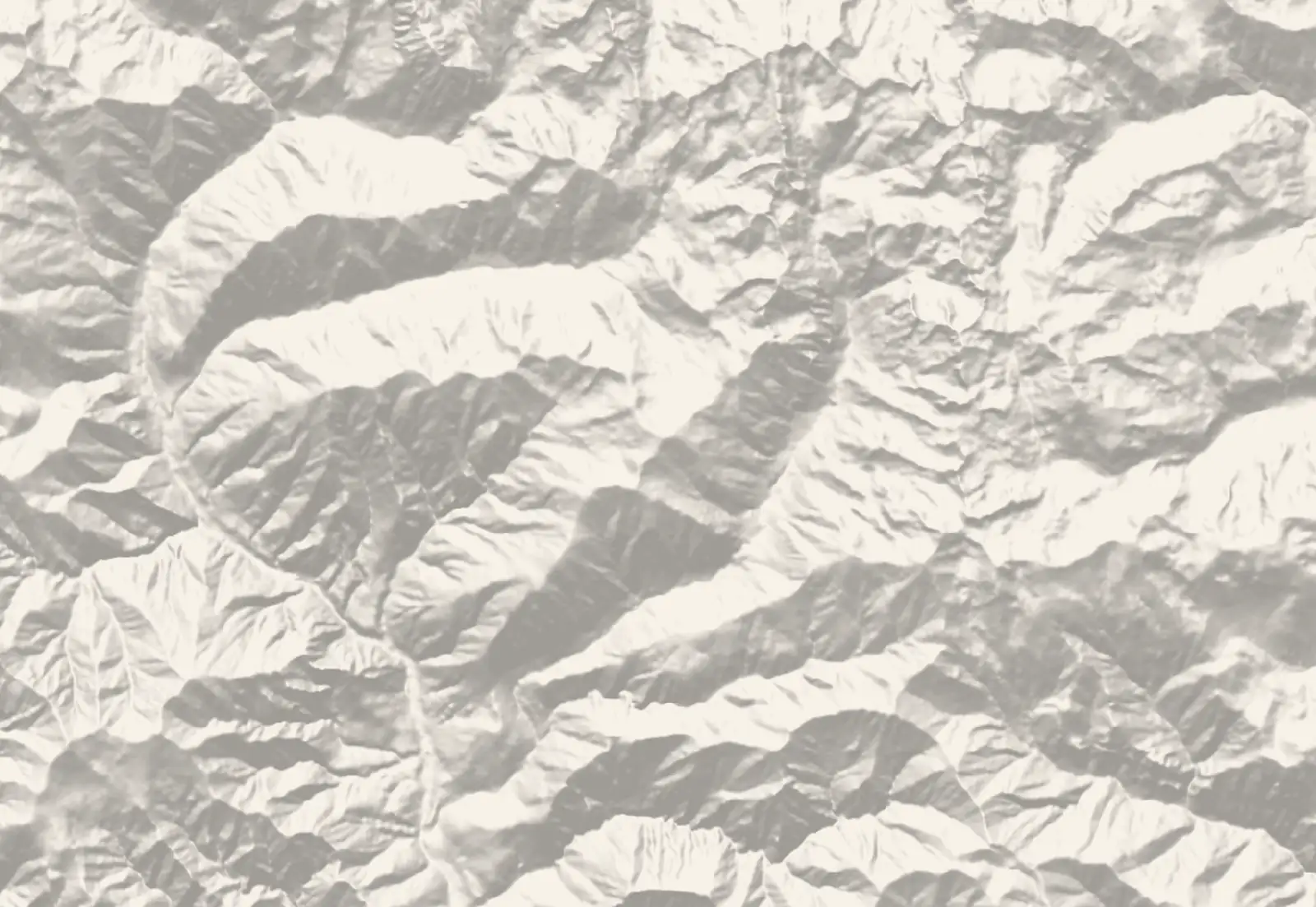 Relief du territoire de Belvédère et de ses abords, ombré d'après le modèle numérique de terrain de l'IGN.