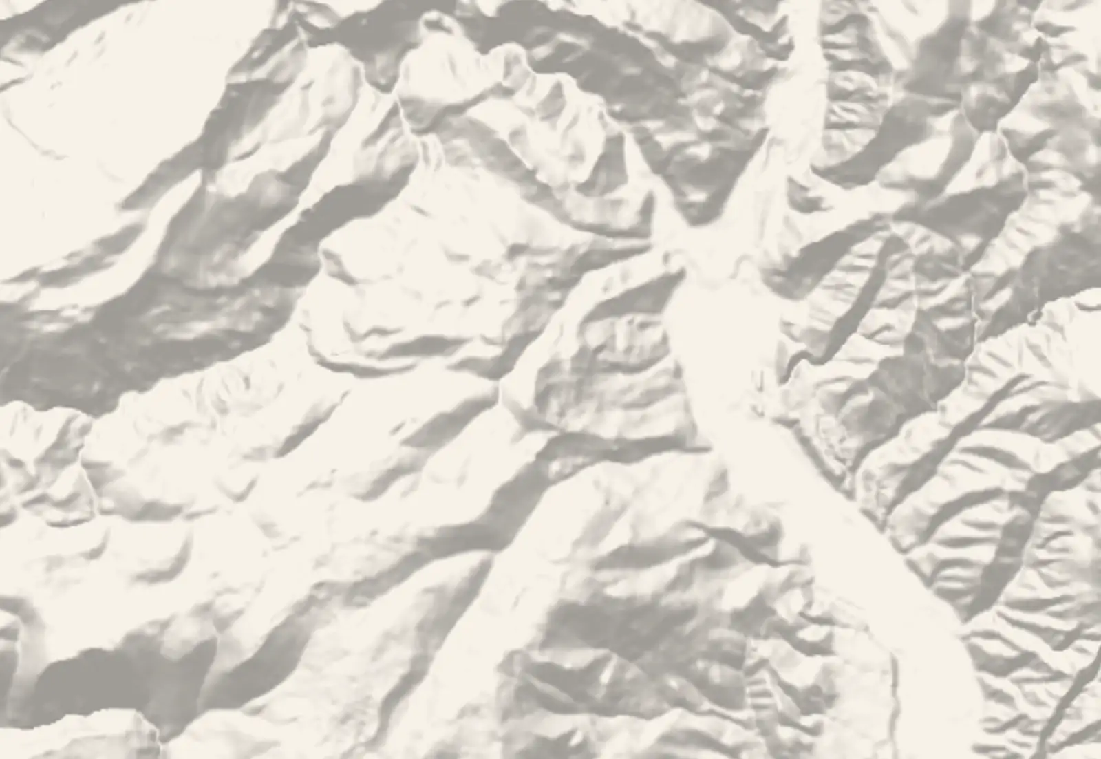 Relief du territoire du Broc et de ses abords, ombré d'après le modèle numérique de terrain de l'IGN.