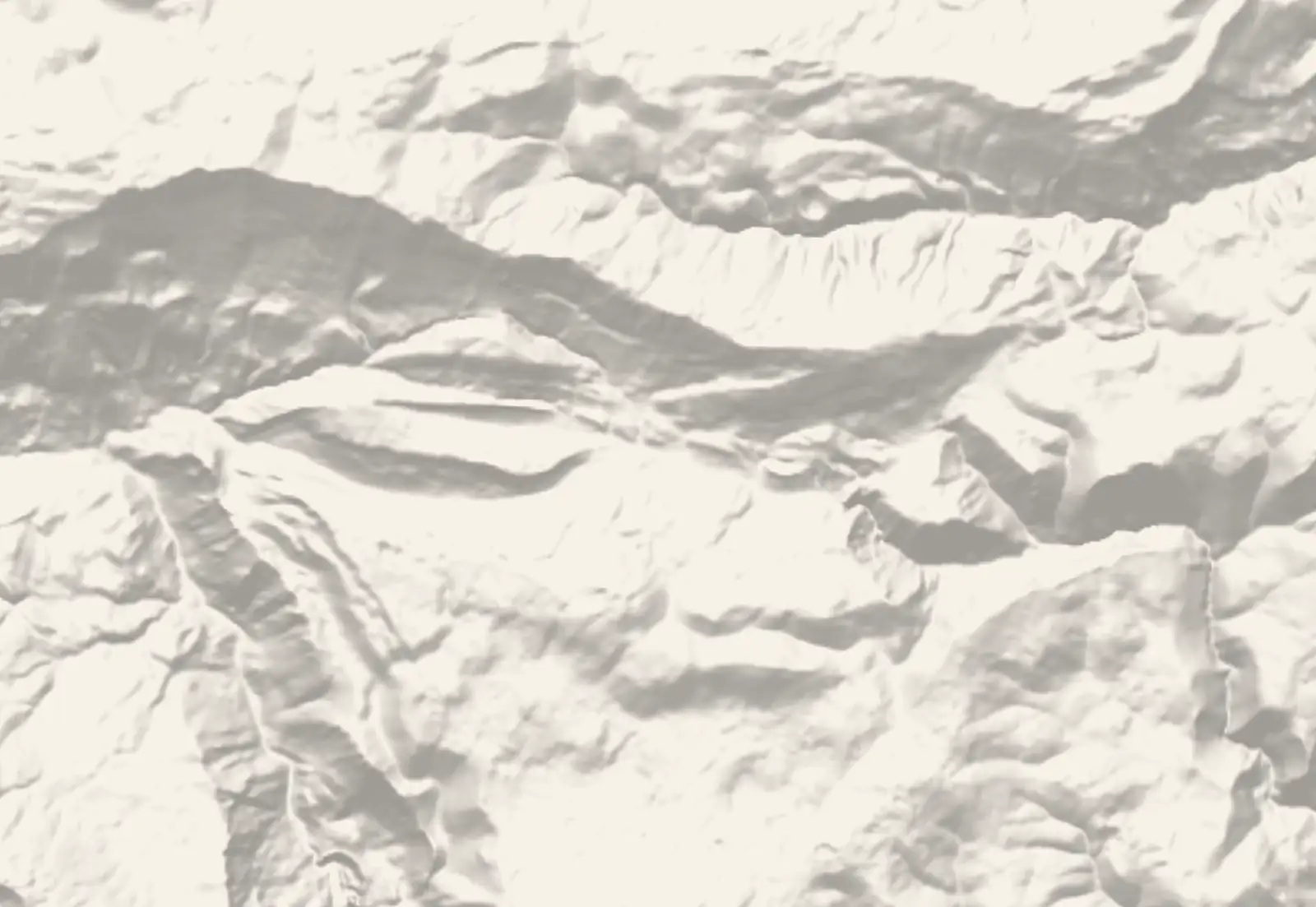 Relief du territoire de Coursegoules et de ses abords, ombré d'après le modèle numérique de terrain de l'IGN.