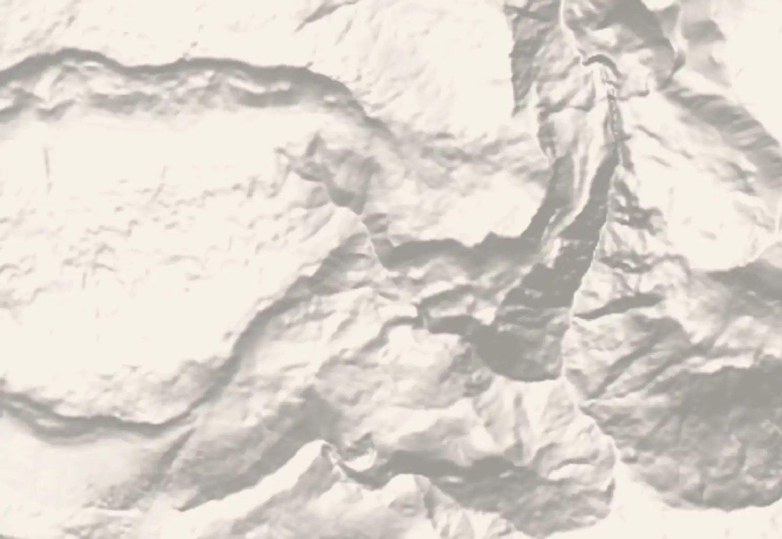 Relief du territoire de Gourdon et de ses abords, ombré d'après le modèle numérique de terrain de l'IGN.