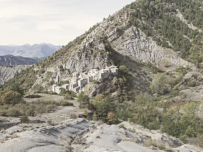 Village des Alpes Maritimes, à Auvare