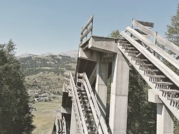 Tremplin des Launes, à Beuil