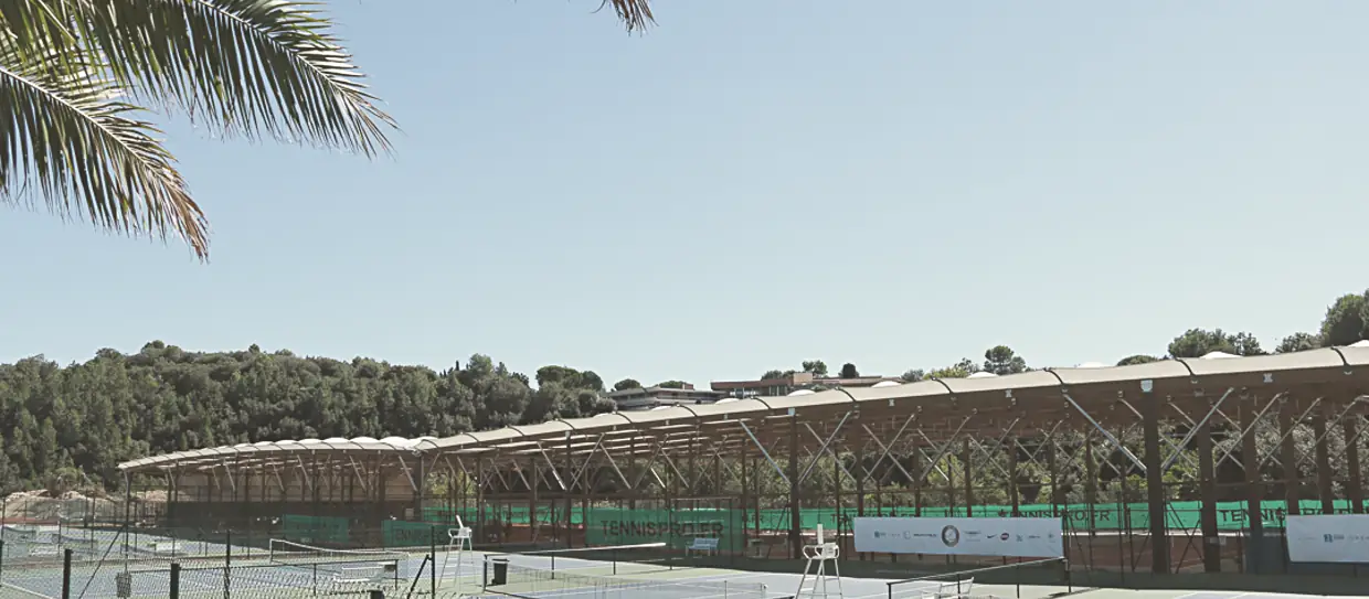 Académie de tennis Mouratoglou, à Biot