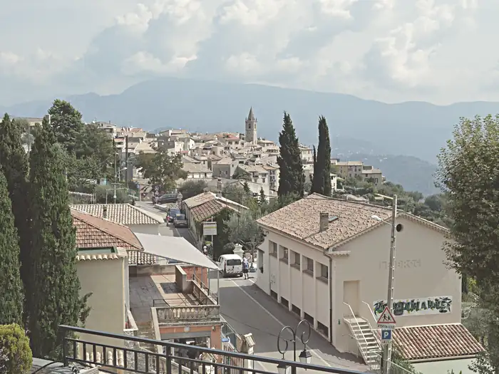 Distant wiew of Le Broc (Alpes-Maritimes) 2014