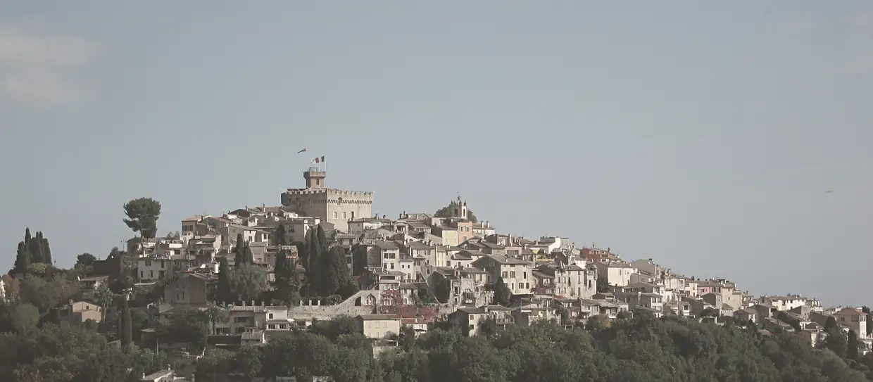 Vue du Haut-de-Cagnes (Cagnes-sur-Mer, France)