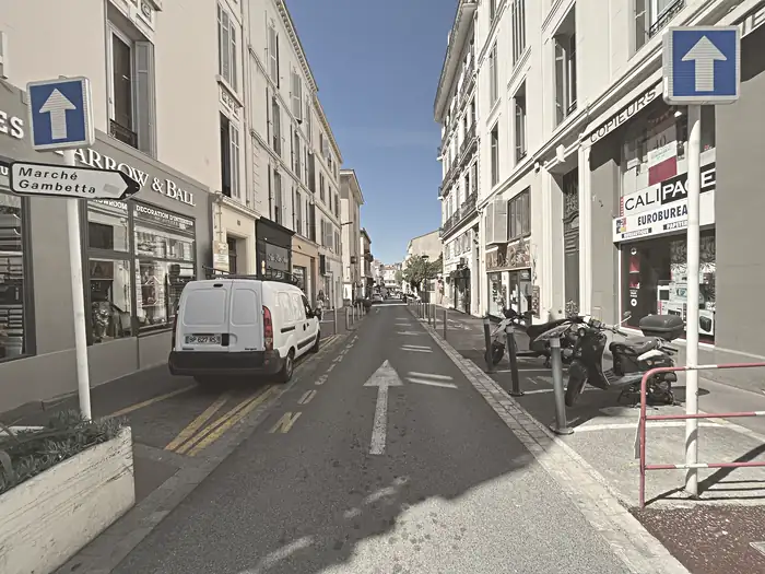 Rue Marceau, à Cannes