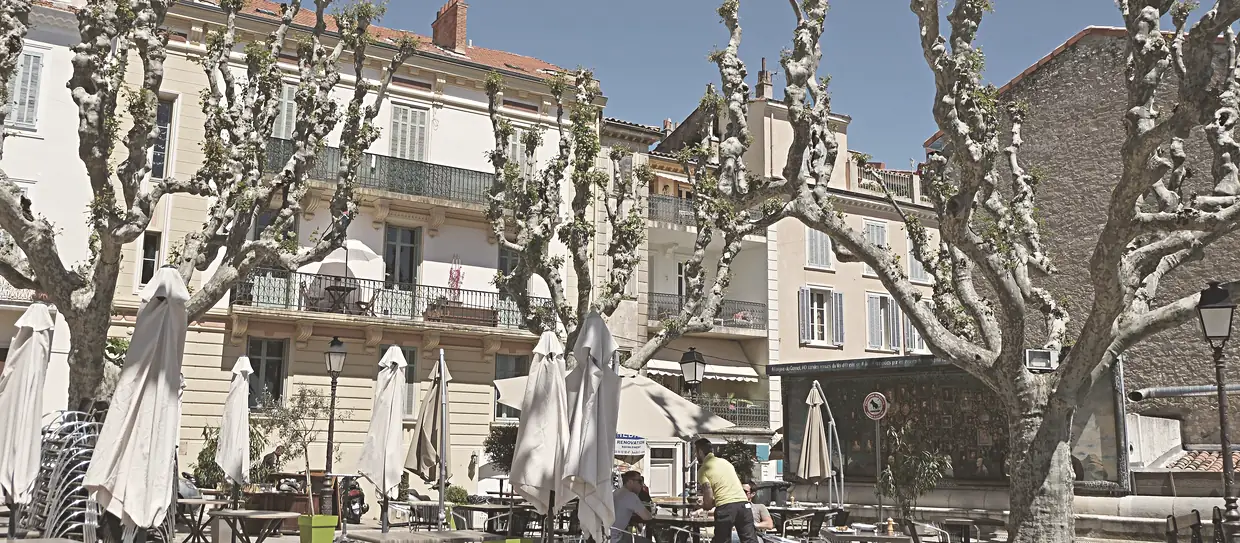 La place Bellevue du Cannet