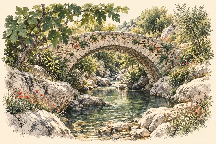 Illustration de balade créée pour La Criée