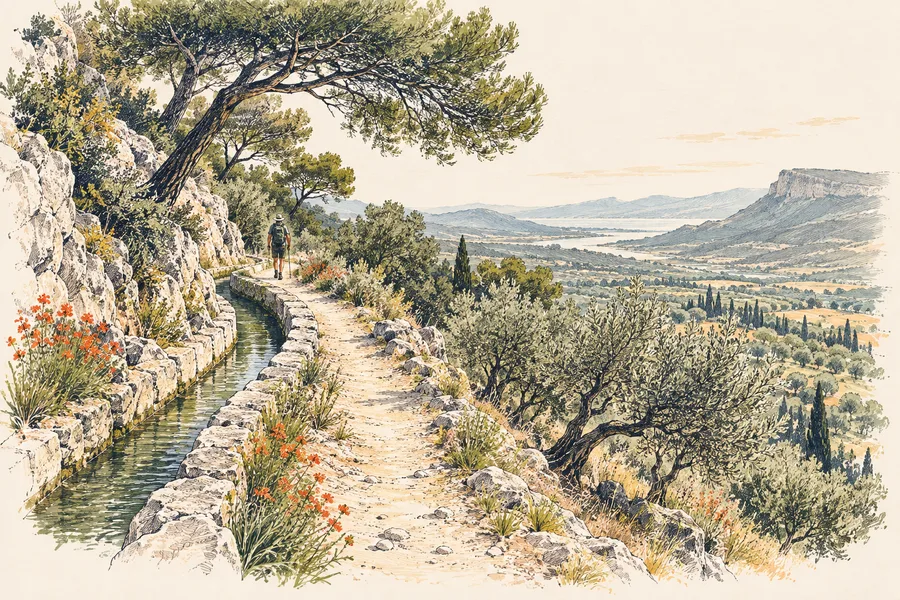 Illustration de balade créée pour La Criée