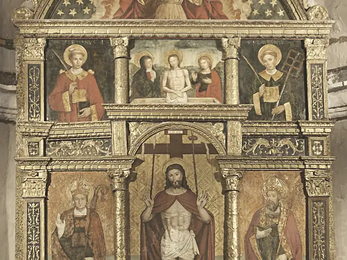 Rétable du Christ aux cinq plaies (Châteauneuf-d'Entraunes)