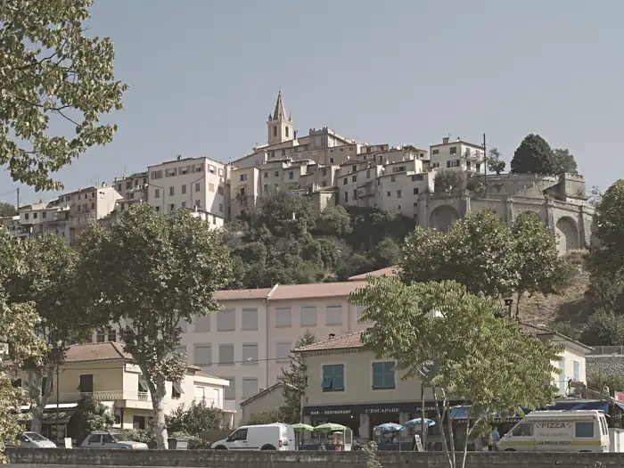 Vue de Contes, Alpes-Maritimes