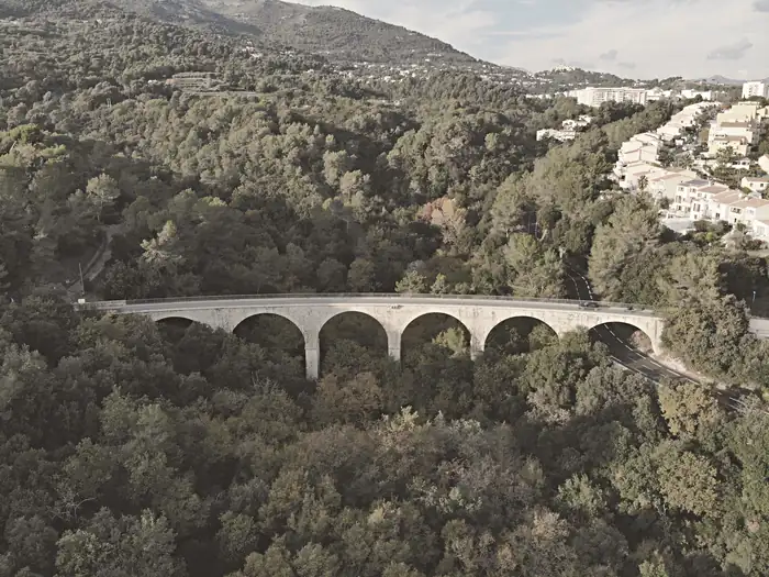 Viaduc de l'Enghièri, à Gattières