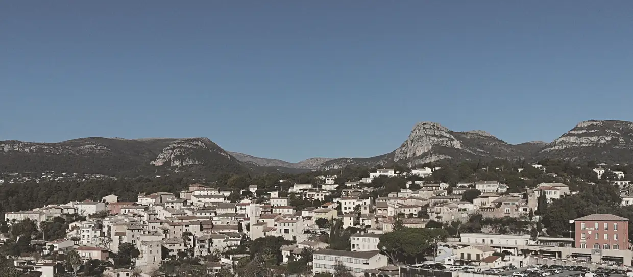 Vue de La Gaude