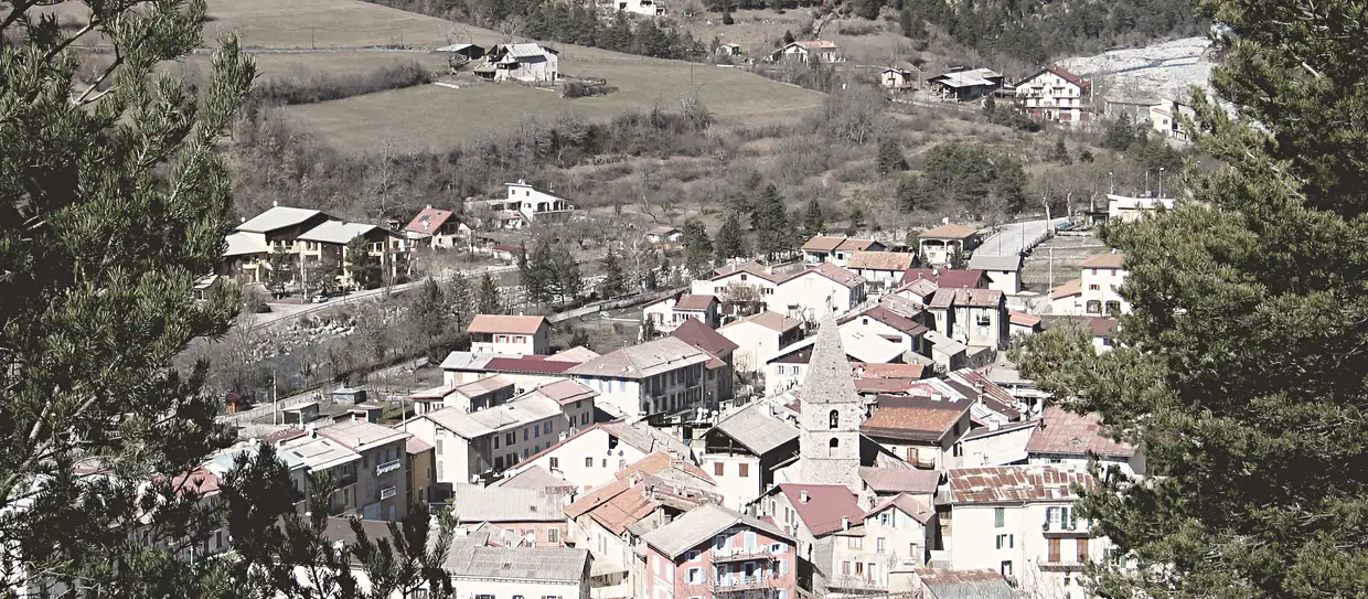 Vue de Guillaumes, Alpes-Maritimes
