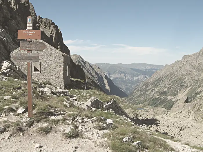 Col du Lausfer, à Isola