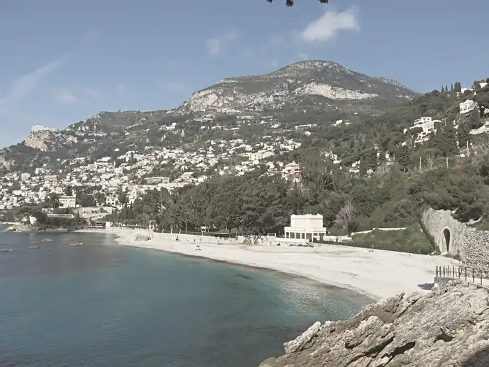 Plage du Buse, à Roquebrune-Cap-Martin