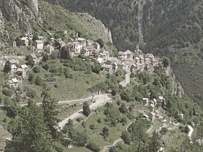 Vue d'ensemble, à Roubion