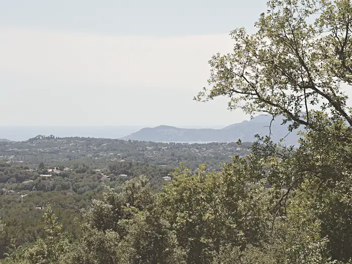 View of the Estérel from Camp Romain, au Rouret