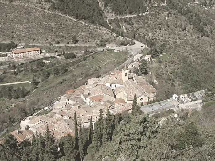Upper view of Sainte-Agnes
