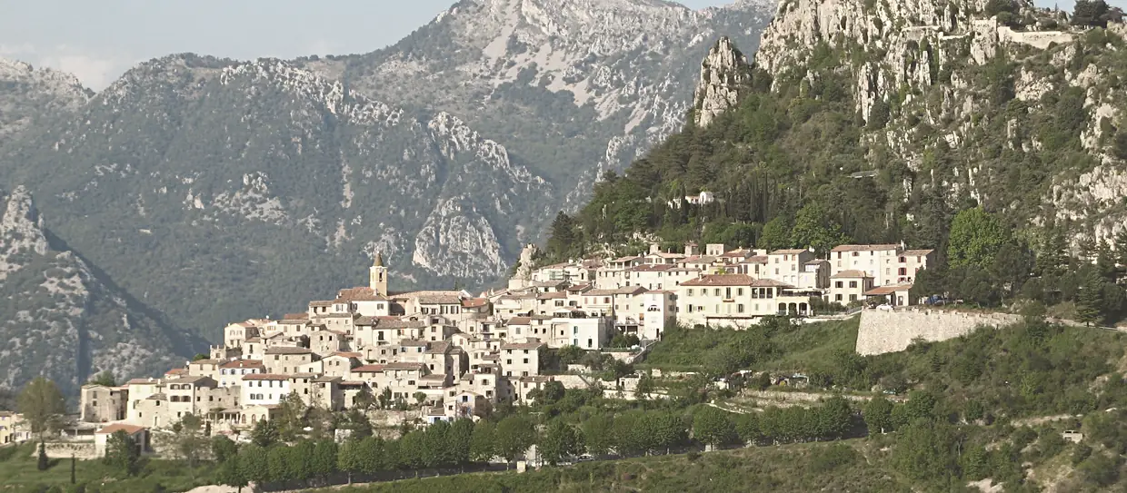 Sainte-Agnès (Alpes-Maritimes): general view