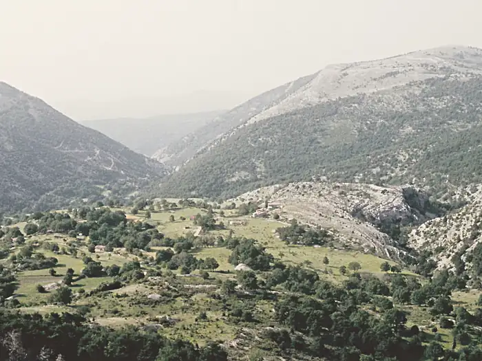 Landscape of Saint-Vallier-de-Thiey, Alpes Maritimes, France