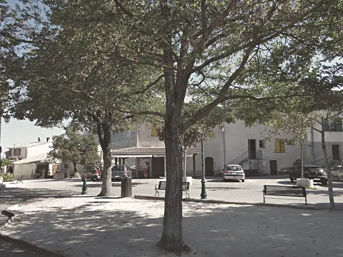 Place du village, à Sallagriffon