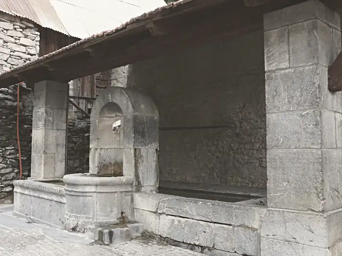 Lavoir, à Venanson