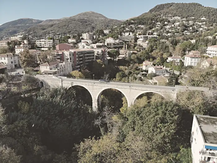Viaduc de la Lubiane, à Vence