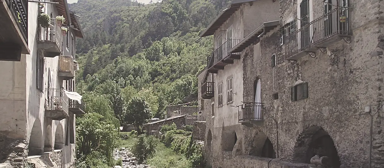 Vue du Rio Sec a La Brigue