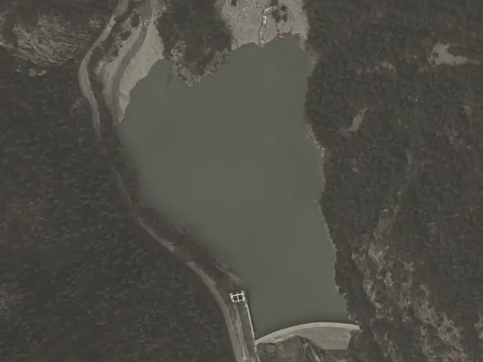 Barrage des Mesches, à Tende